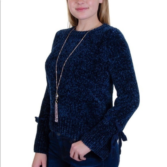 Cupio Chemise Sweater with Belle Sleeves with ties L - Picture 1 of 7